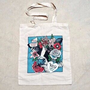 Glastonbury Festival 2016 Commemorative Souvenir 14.5" x 17" Fabric Tote Bag